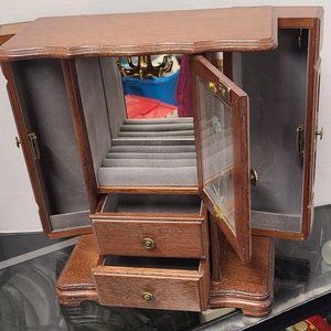 Jewelry Box Wood Vintage